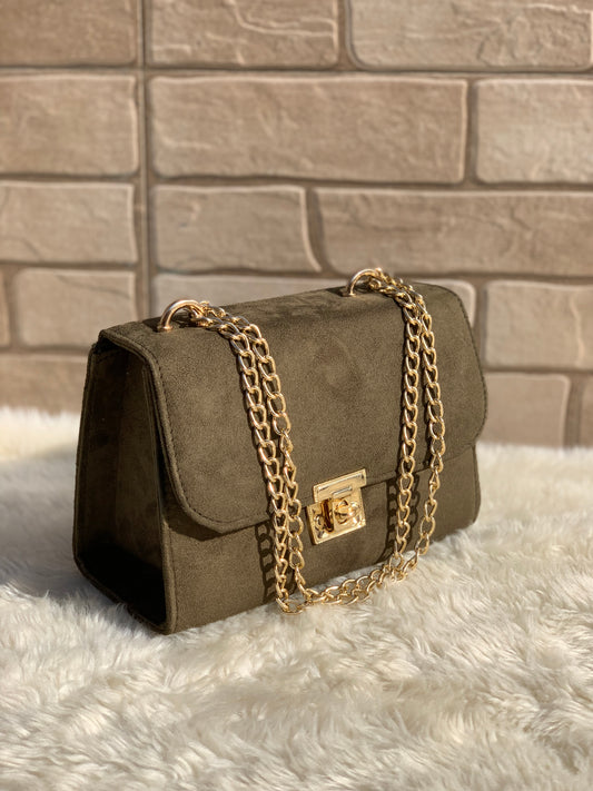 Alcan Chic Crossbody Bag “Warm Stone Grey”