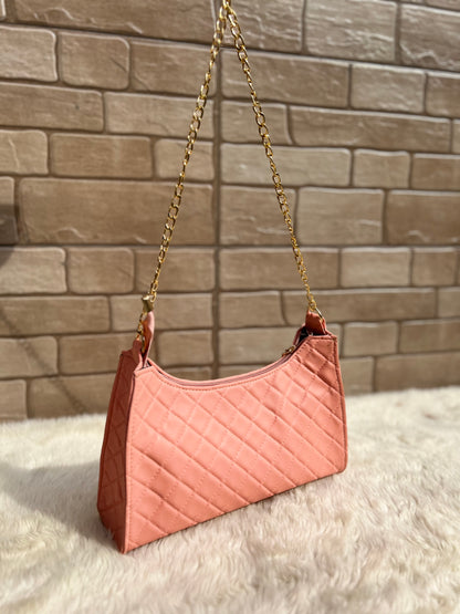 Quilted Handbag “Pink”