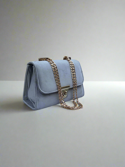 Alcan Chic Crossbody Bag “Light Grey”