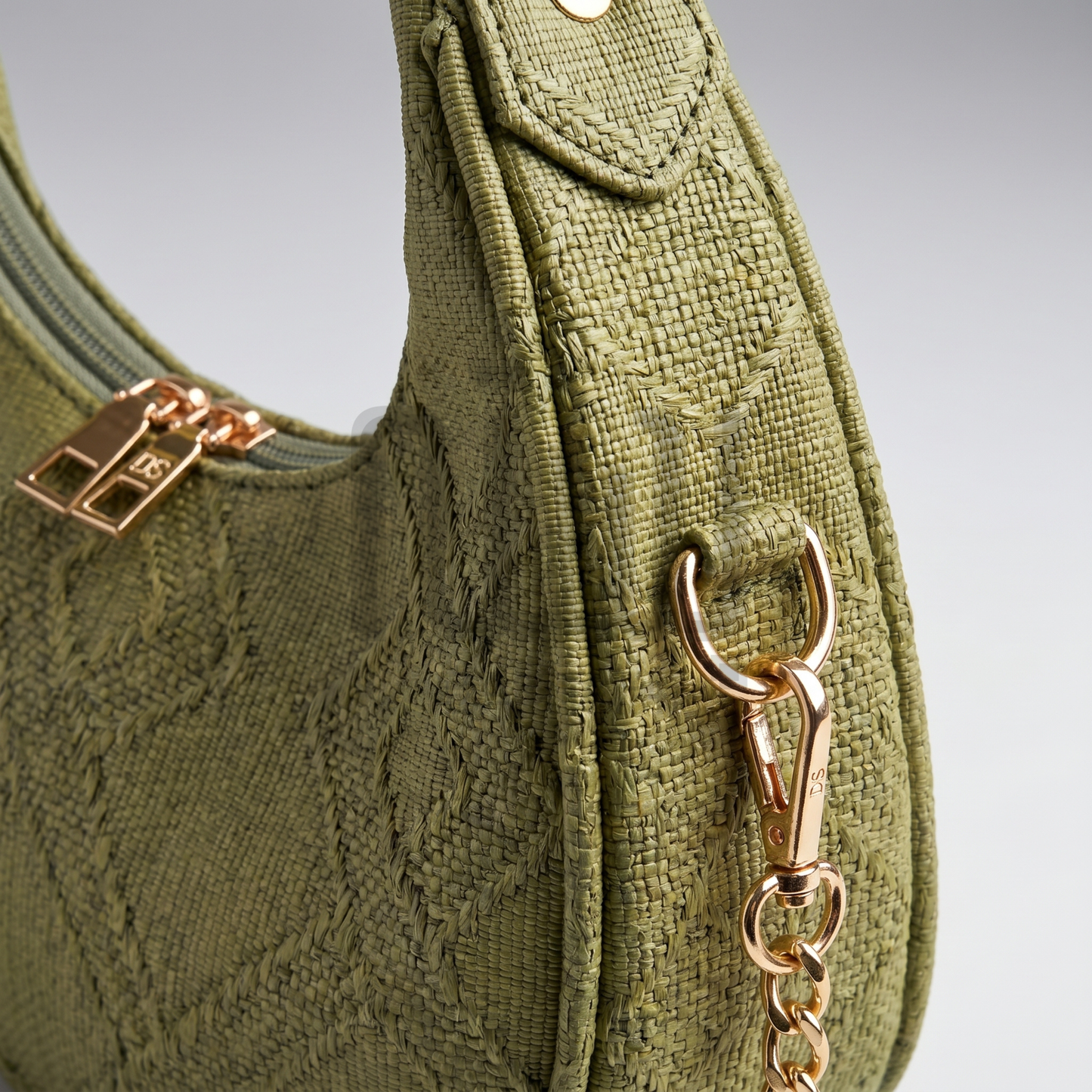 The Dune Crescent Bag — Olive