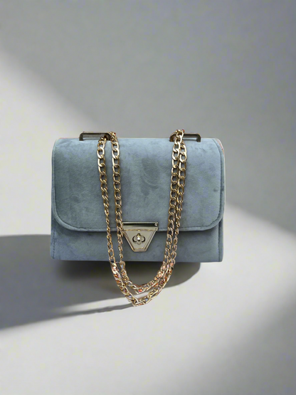 Alcan Chic Crossbody Bag “Light Grey”