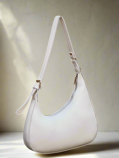 Luna Asymmetric Bag “White”