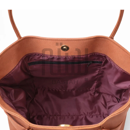 AURELIA TOTE BAG BROWN