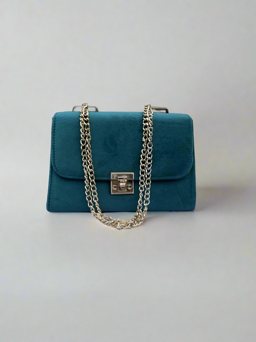 Alcan Chic Crossbody Bag “Myrtle Green”