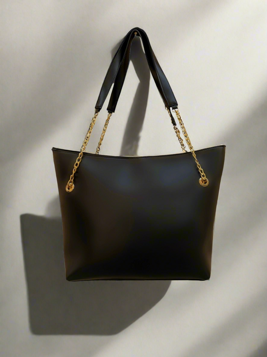 Casual Chic Black Tote