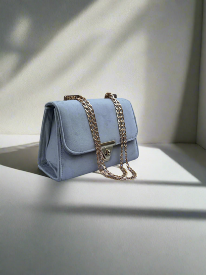 Alcan Chic Crossbody Bag “Light Grey”