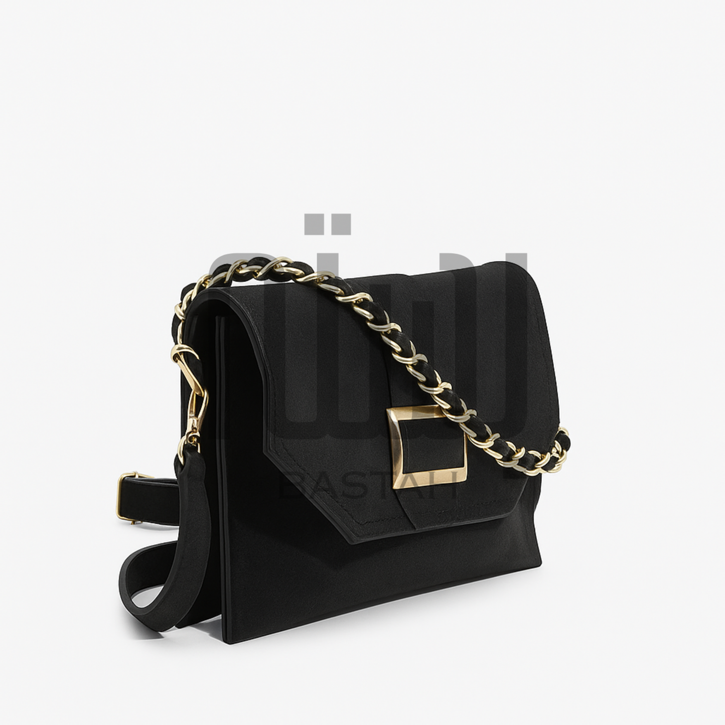 Halo Crossbody Bag "Black Noir"