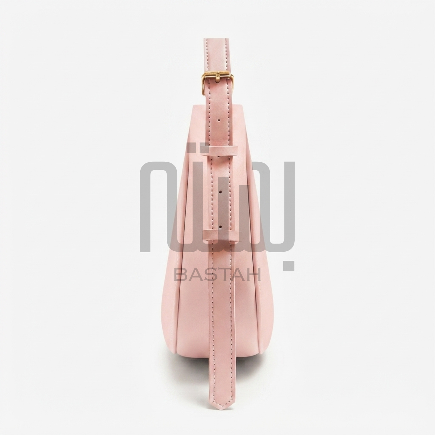 Luna Crescent Hobo Bag "Blush Pink"