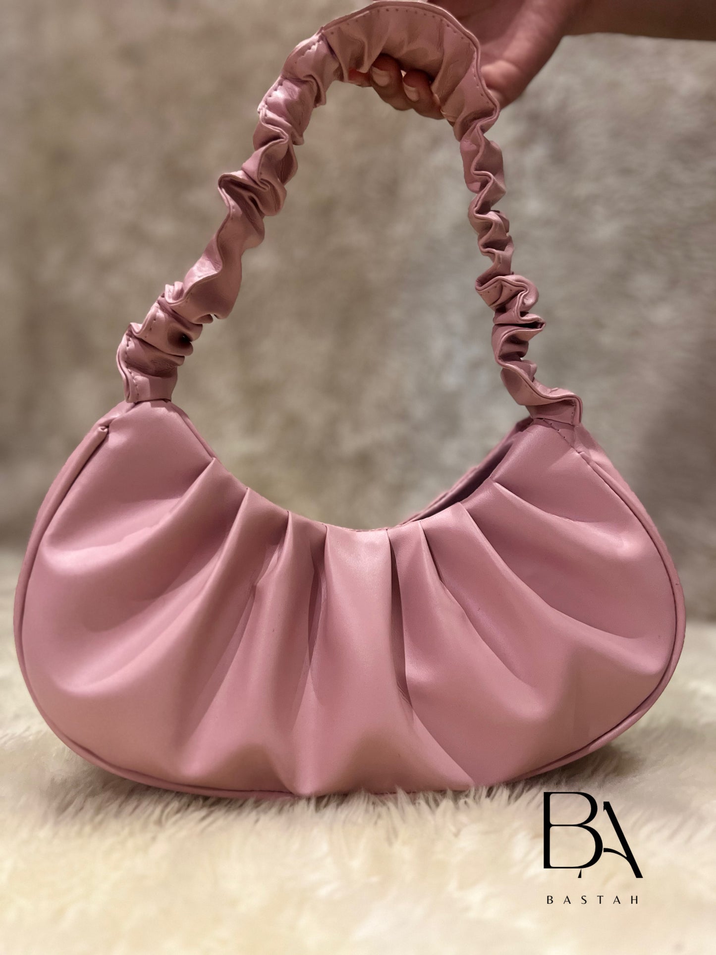 LUNARUFFLED BAG COLOR FLAMINGO PINK