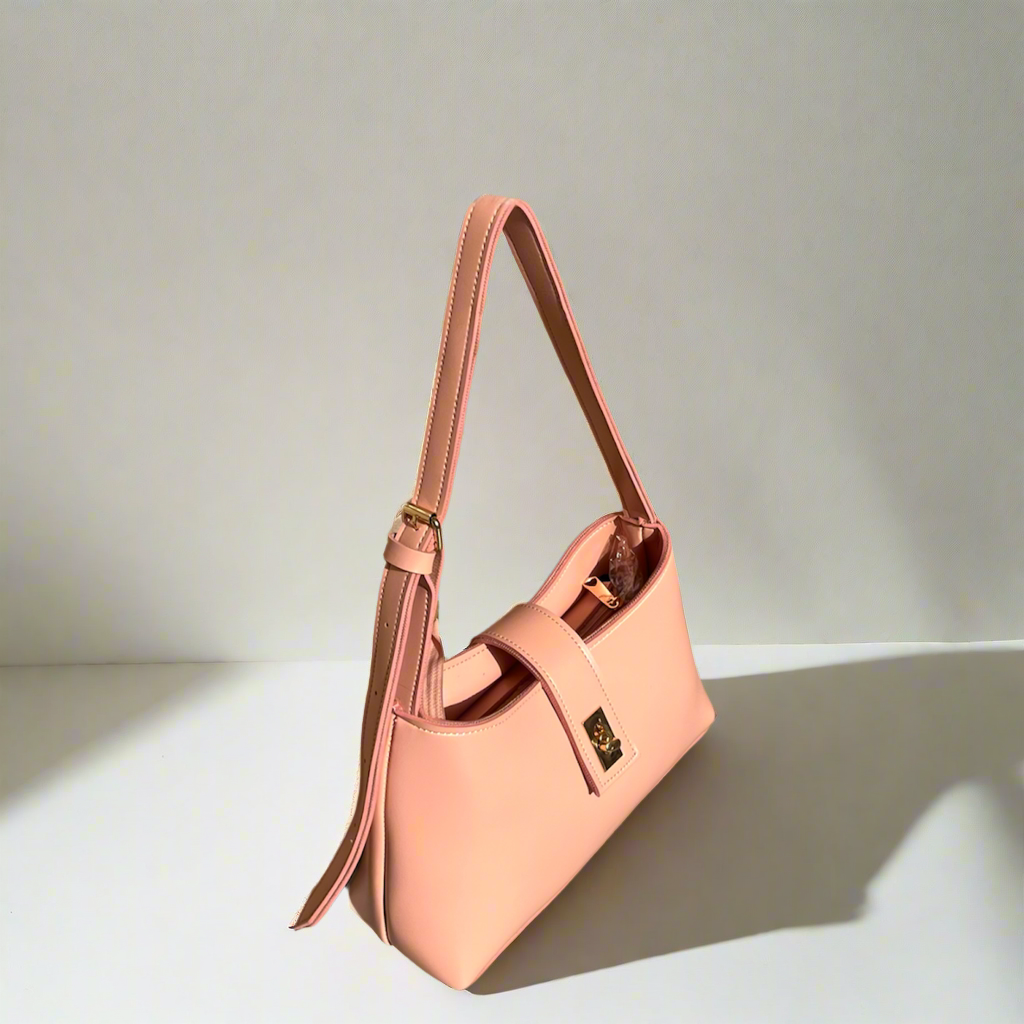 Casual Chic Saddle Bag “Pink”