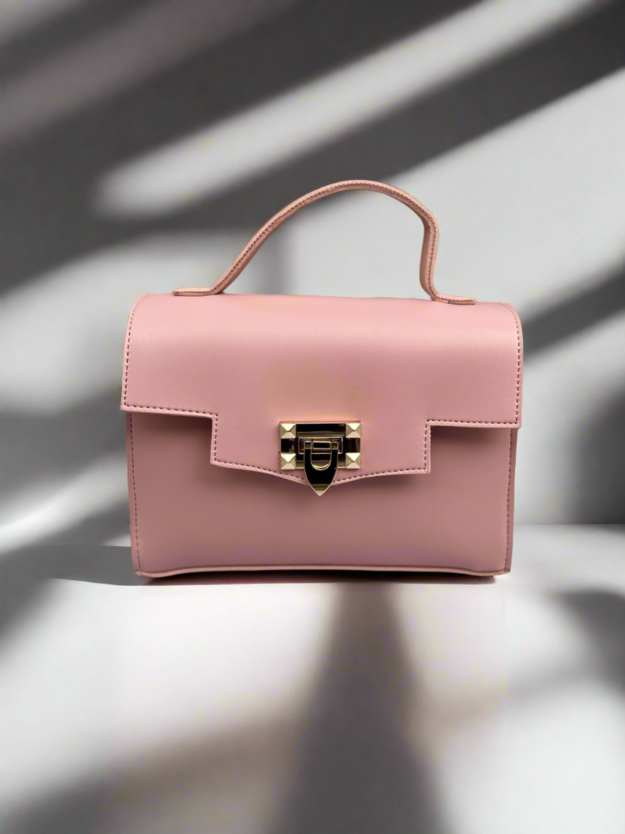 Aurum Chic Crossbody Bag “Light Pink”