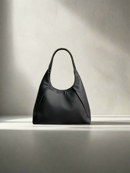 Faux Leather Hobo “Black”