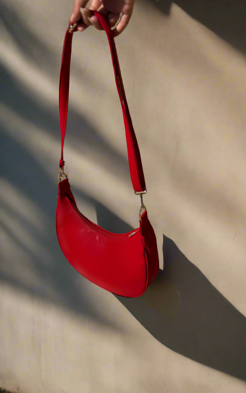 Crossbody Hobo Bag “Blood Moon”