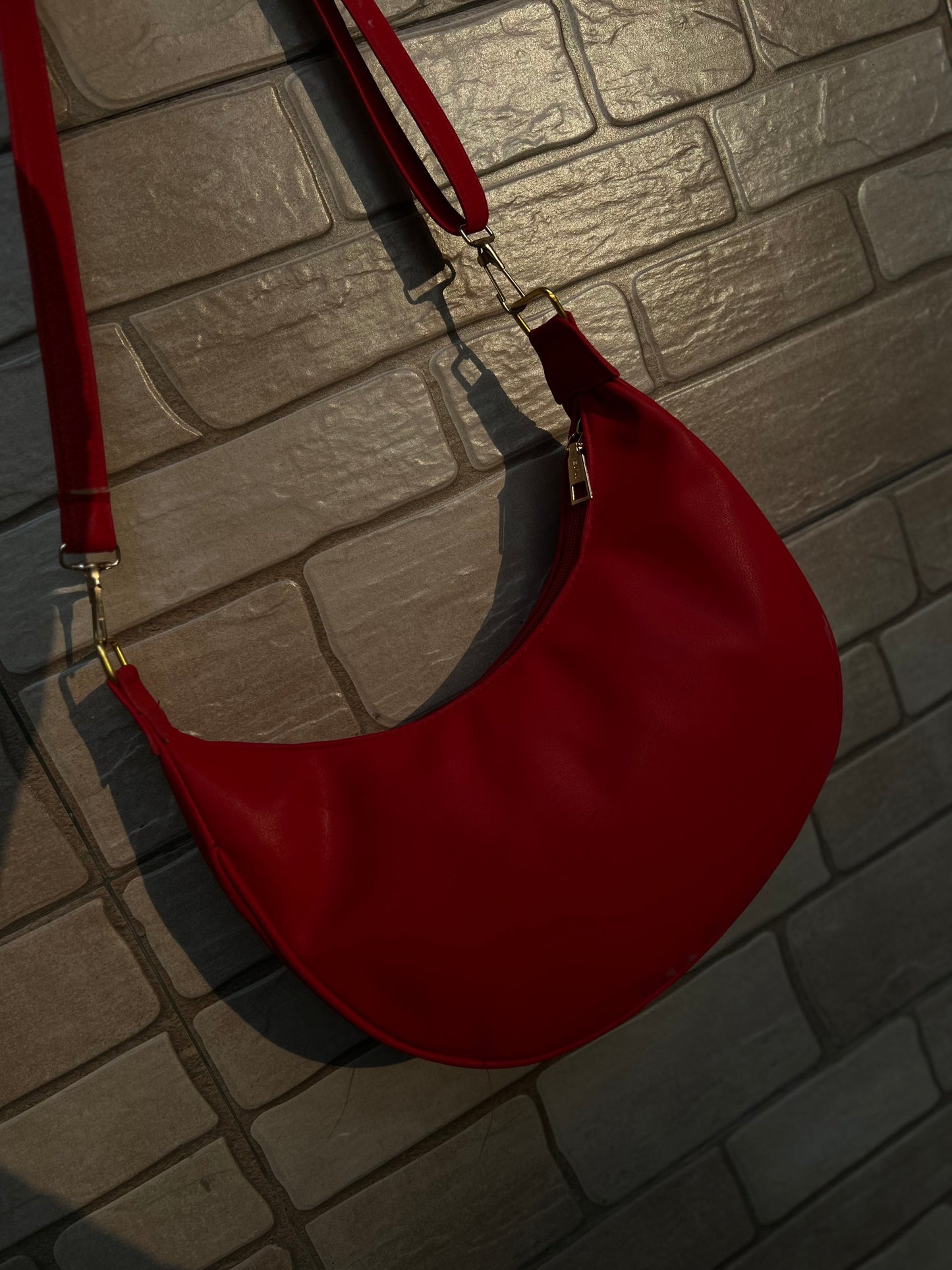 Crossbody Hobo Bag “Blood Moon”