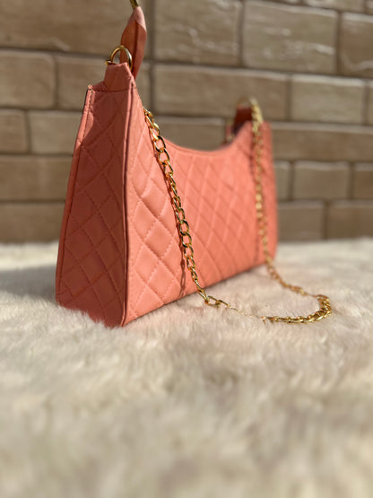 Quilted Handbag “Pink”