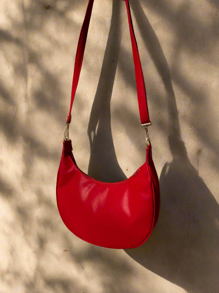 Crossbody Hobo Bag “Blood Moon”