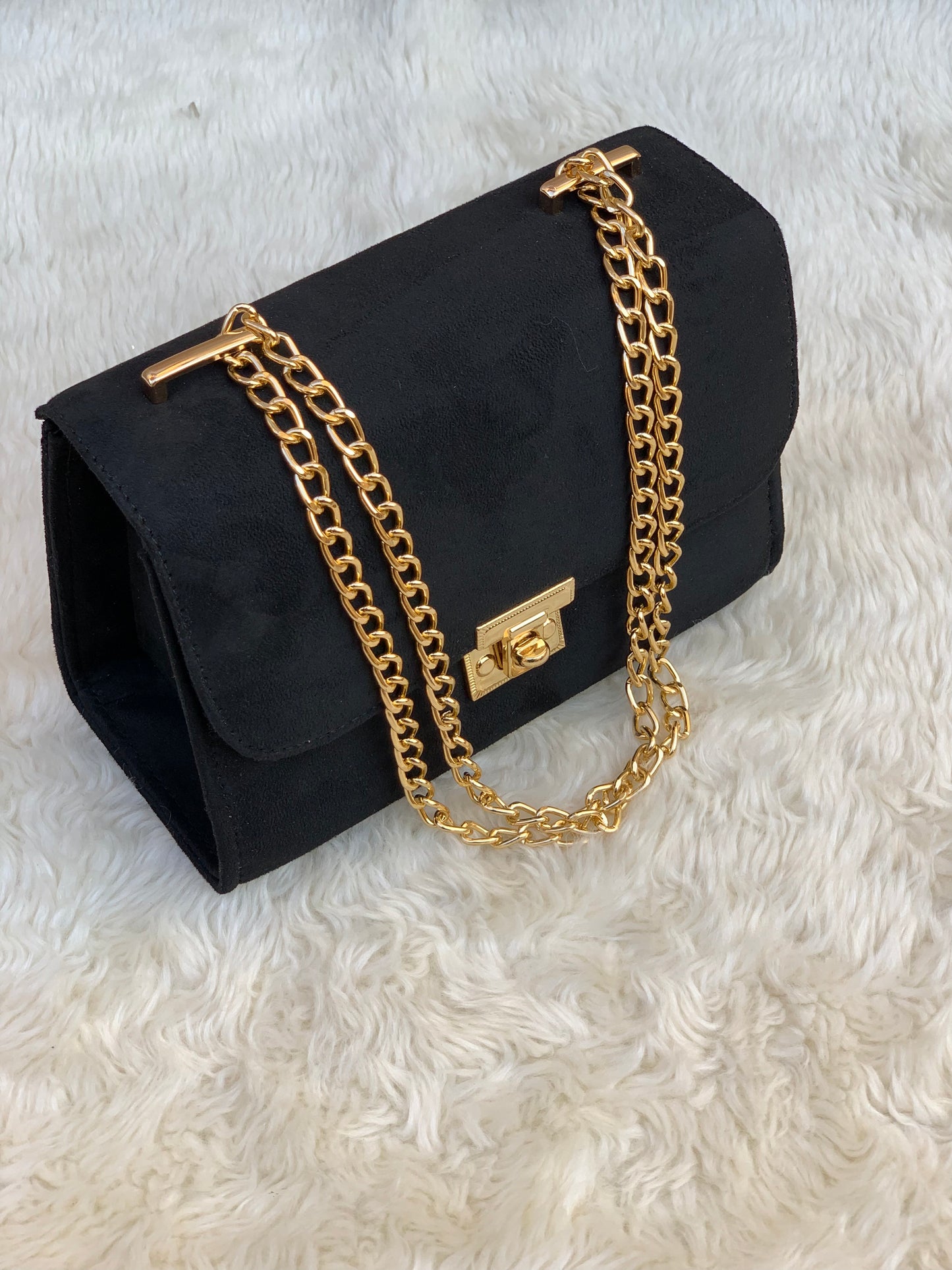 Alcan Chic Crossbody Bag “Jet Black”