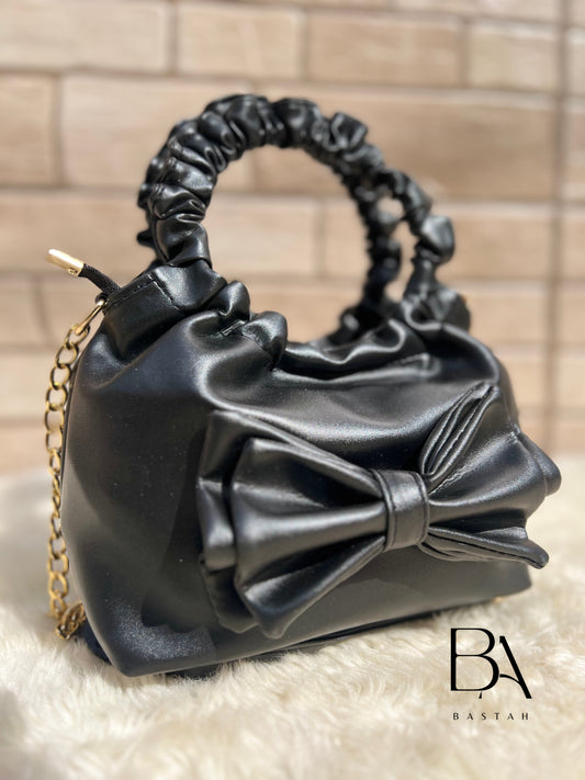 Ruched Bag (Black)